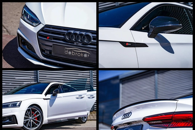 Audi S5 cena 164900 przebieg: 105873, rok produkcji 2017 z Ostrzeszów małe 704